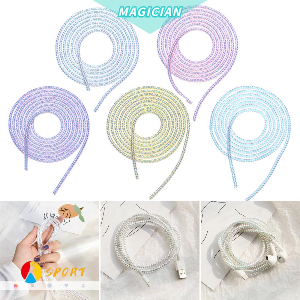 Dây quấn lò xo xoắn ốc dành cho bảo vệ dây cáp sạc điện thoại usb 1.55m