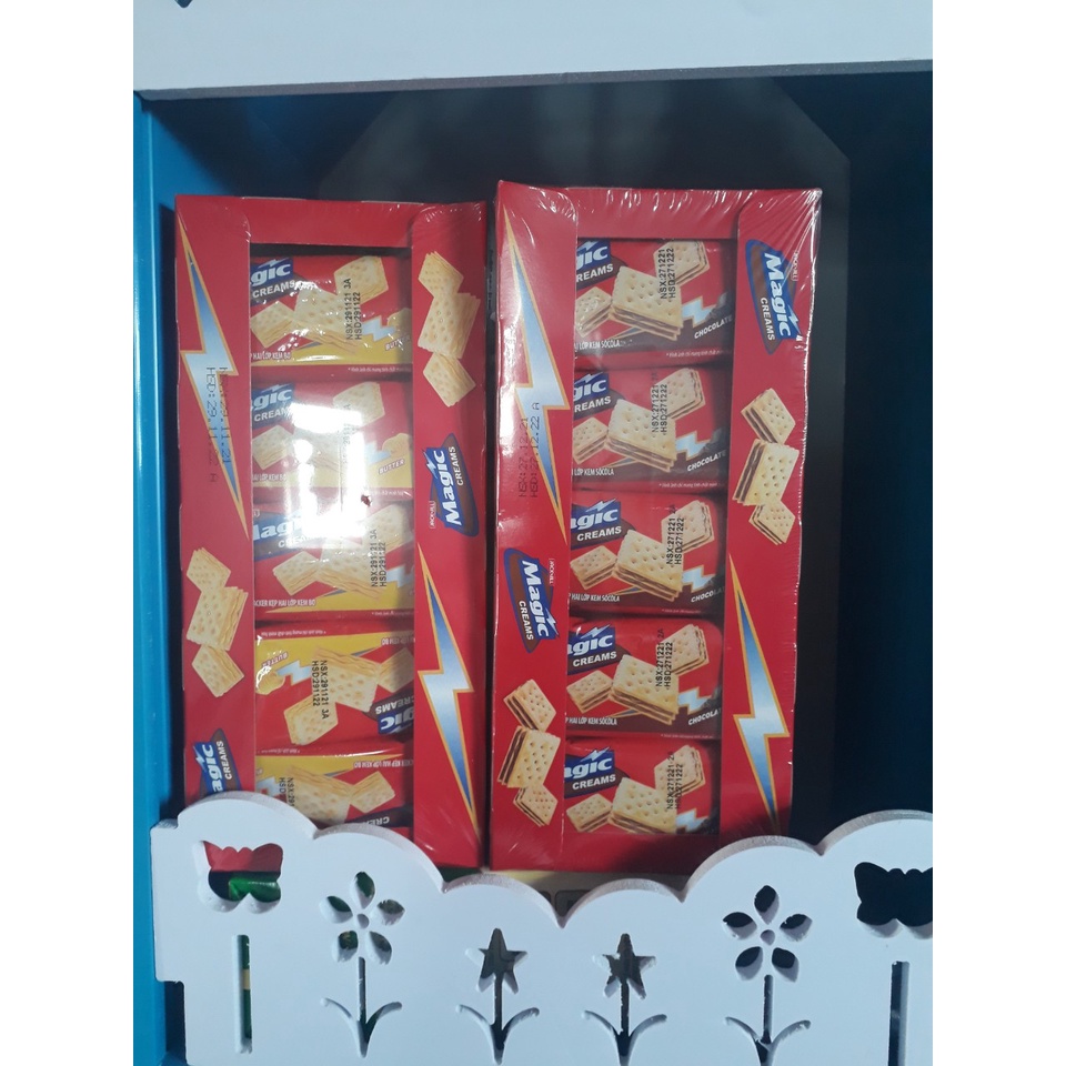 Bánh Magic cracker kẹp 2 lớp kem