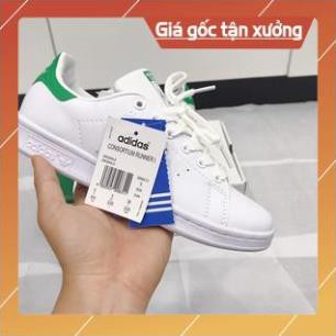 [FreeShip–Hàng Loại A] Giày thể thao STAN SMITH Trắng gót xanh FULLBOX,  Giầy sneaker nam nữ trắng đủ size