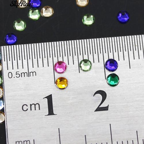 Hộp hạt Acrylic lấp lánh đính trang trí móng đẹp tự làm