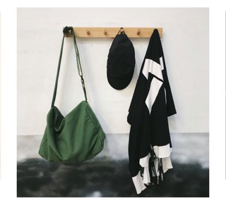 Túi Vải Canvas Đeo Chéo Oversize