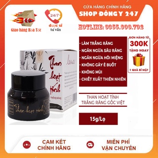 Bột than hoạt tính trắng răng gốc việt - than tre làm trắng răng tự nhiên không ê buốt, giúp sạch mảng bám và cao răng