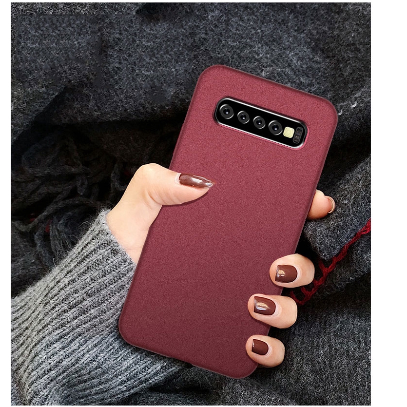 Ốp điện thoại TPU nhám chống sốc cho Samsung Galaxy Note 10+ 9 8 S10 S9 S8 Plus S10e S10 5G