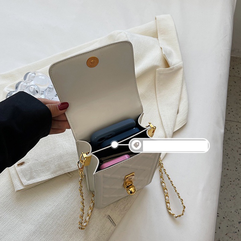Túi Đeo Chéo Đựng Điện Thoại Dạng Vuông Nhỏ Dễ Phối Đồ Thời Trang Cho Nữ