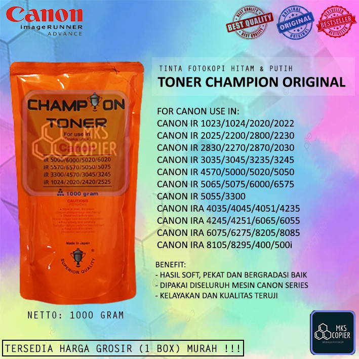 CANON Toner 1024/2020/2422/2525/2545/3245/3045/4035/4045/4570PHOTOCOPY chất lượng cao