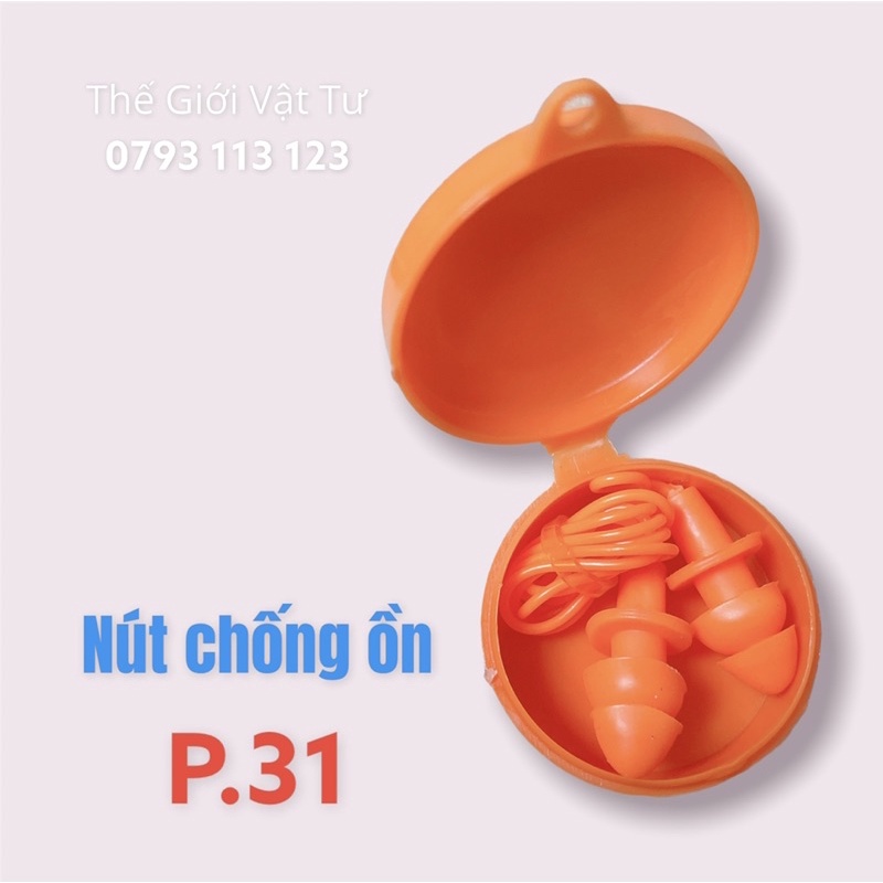 Nút tai chống ồn Bảo Bình có độ giảm ồn cao nhất, gọn nhẹ, dùng một lần thích hợp với mọi kích cỡ ống tai.