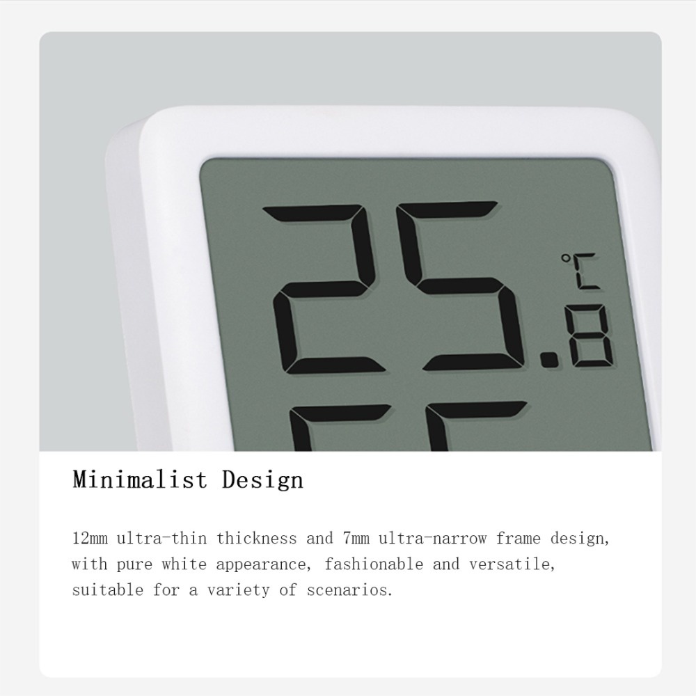 Miaomiaoce E-ink Screen LCD Large Digital display Thermometer Hygrometer Temperature Humidity Sensor from xiaomi youpin