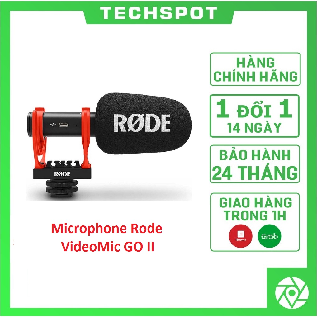 Microphone Rode VideoMic GO II Hàng Chính Hãng