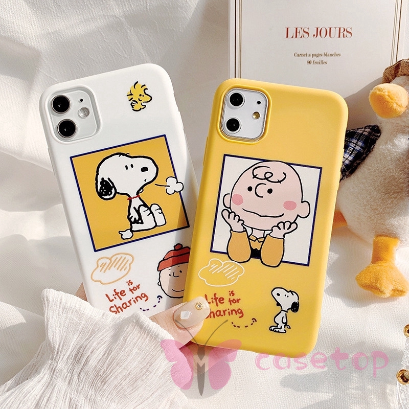 Ốp điện thoại kiểu hoạt hình Snoopy cho IPHONE 11 PRO MAX 6 6S 7 8 PLUS XR X XS MAX SE 2020