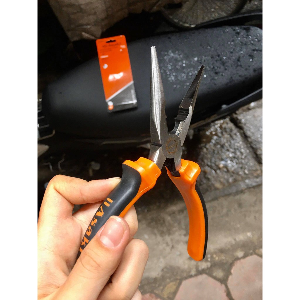 Kìm nhọn Asaki 8/6 Inch Cao Cấp