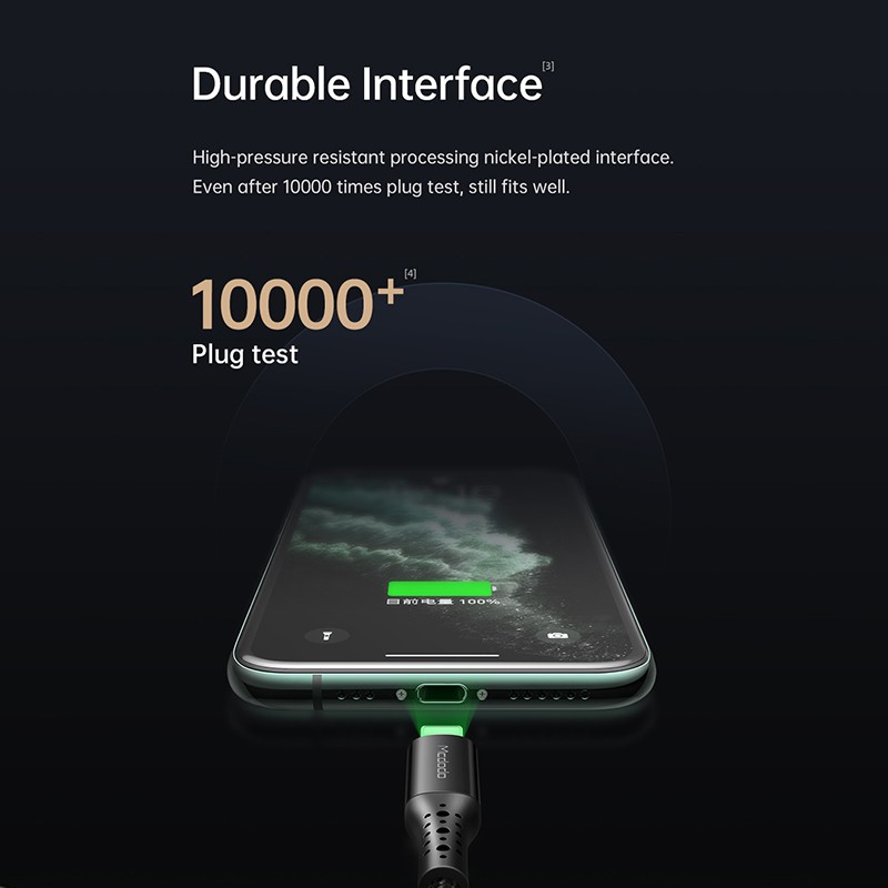 MCDODO Dây Cáp Sạc Nhanh Mcdododo 3a Cho Iphone 11 / 12 Pro Max Se Ios 13