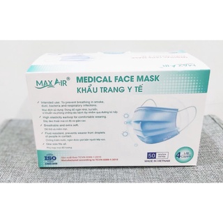 Combo 5 hộp khẩu trang y tế Max Air 4 lớp