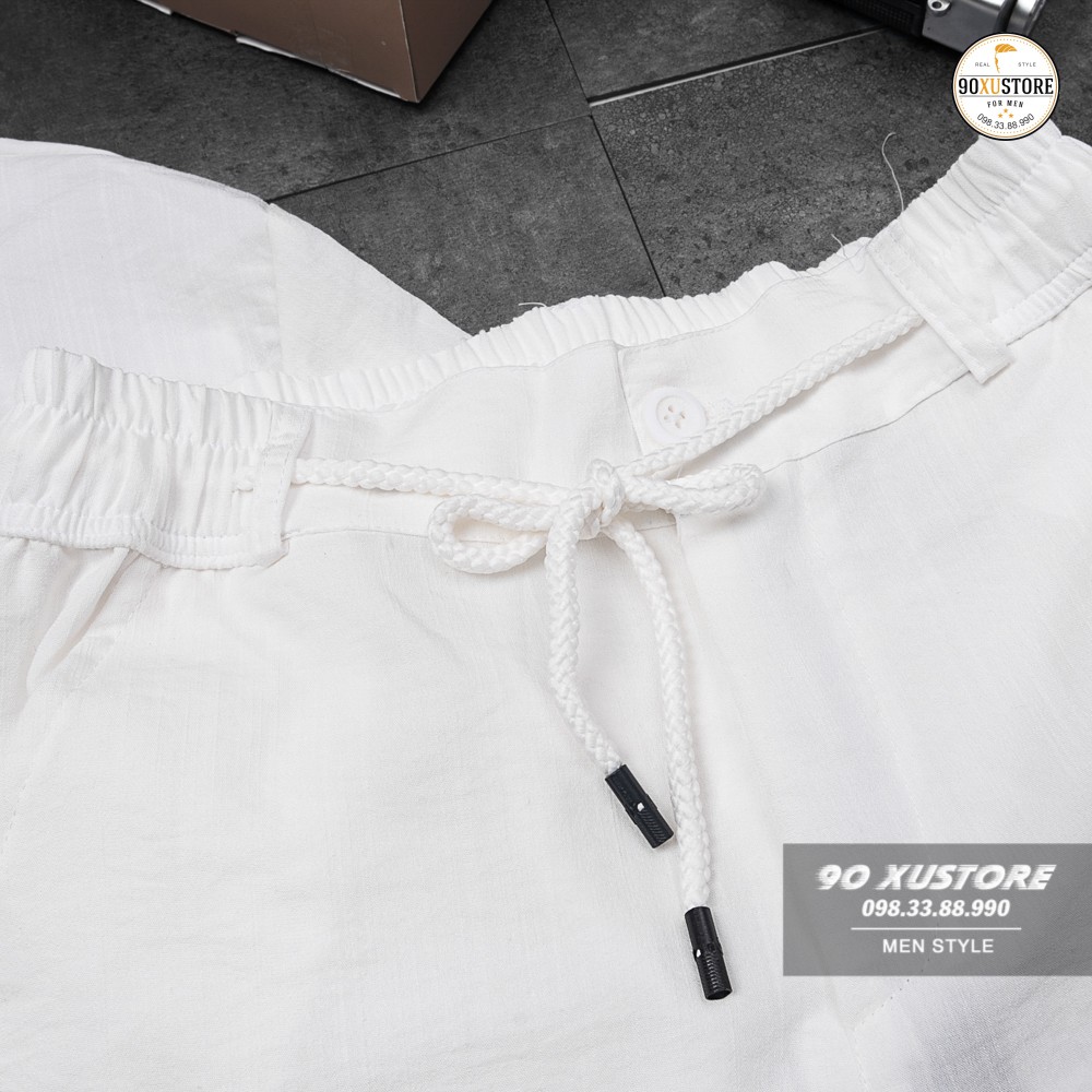 [Full Box] Bộ Đũi Nam Áo Cộc , Quần Dài Mùa Hè | BigBuy360 - bigbuy360.vn