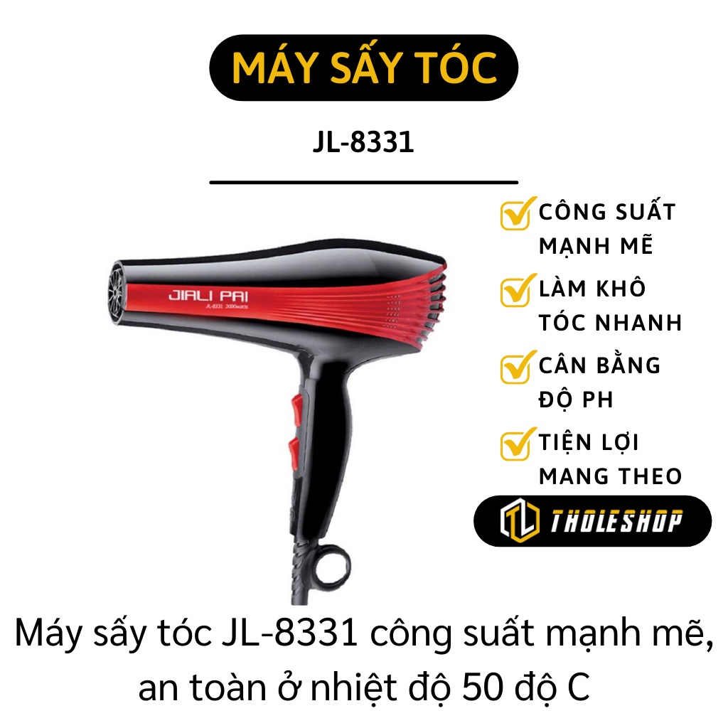 Máy Sấy Tóc - Máy Sấy Tạo Kiểu Tóc KL-8331 Công Suất Mạnh, Làm Khô Nhanh 9004