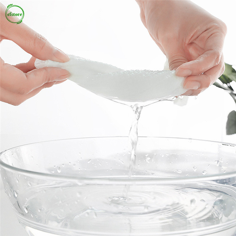 [Hàng mới về] 50 Khăn lau mặt dạng nén dùng một lần bao bì in hình bò sữa dễ thương