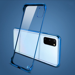Ốp Điện Thoại PC Cứng Trong Suốt Siêu Mỏng Không Viền Dọc Cho Samsung Galaxy S21 FE S20 Ultra S10 Plus 5G