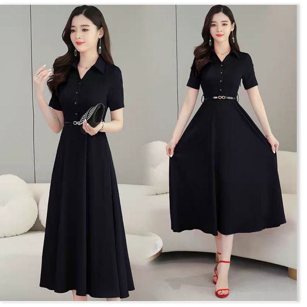 Đầm Cotton lạnh kèm nịt nữ cực sang trọng cho các cô nương KME FASHION