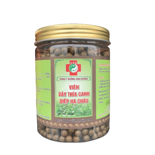 Viên dây thìa canh diệp hạ châu Dưỡng Sinh Đường, giúp hạ đường huyết, giảm mỡ máu