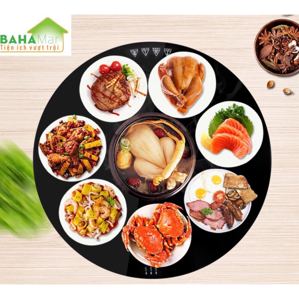 MÂM ĐIỆN TRÒN THÔNG MINH CÁCH NHIỆT LÀM NÓNG, GIỮ ẤM THỨC ĂN 50 CM "BAHAMAR" làm nóng thức ăn trong suốt bữa ăn, giữ ấm