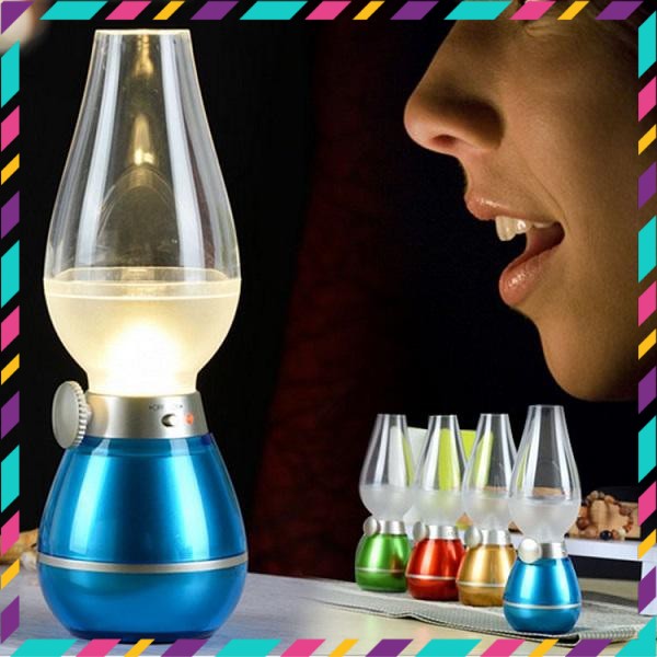 (hót hiện nay) Đèn Cảm Ứng Thần Kỳ Thổi Là Tắt, Đèn Trang Trí Phòng Ngủ , quán cà fê ,trang trí của hàng , quán ăn cute