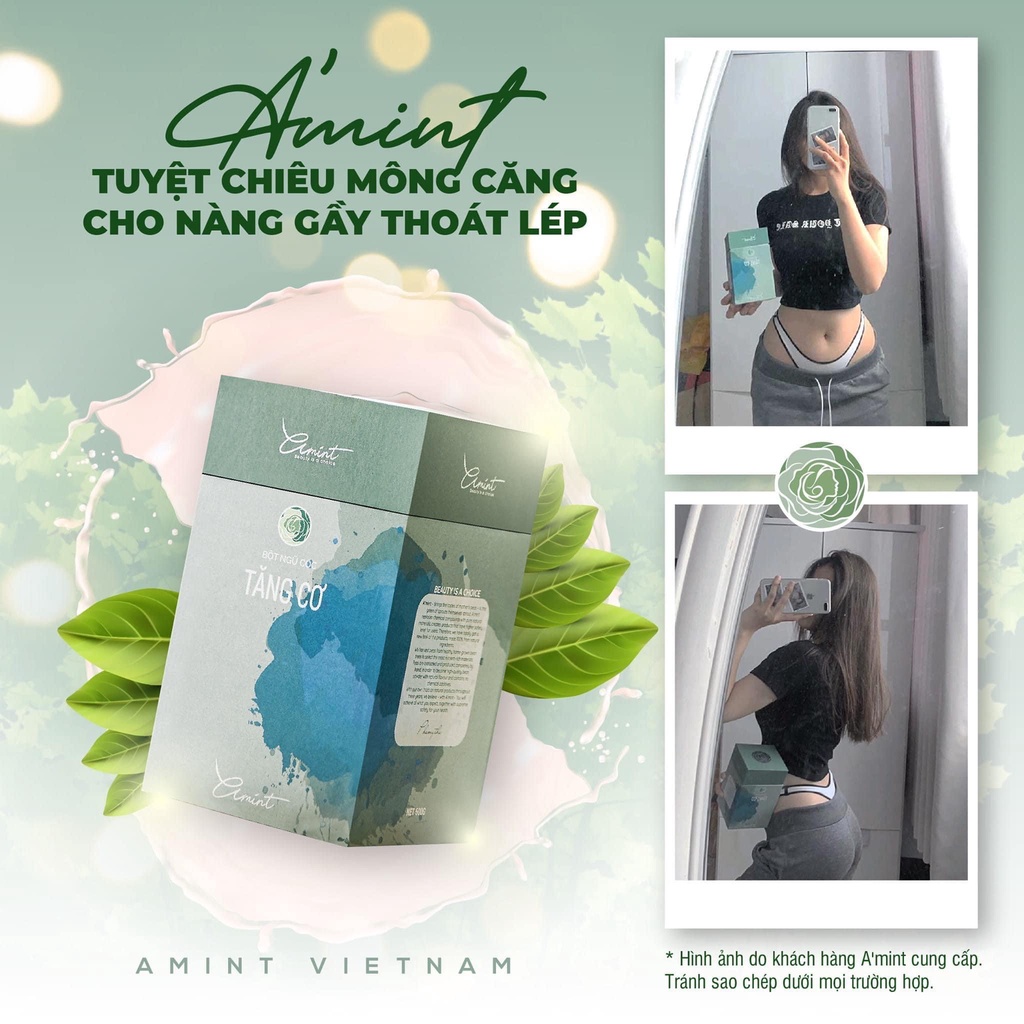 TĂNG VÒNG 3 AMINT - kèm quà - các bài tập mông tại nhà - thực đơn