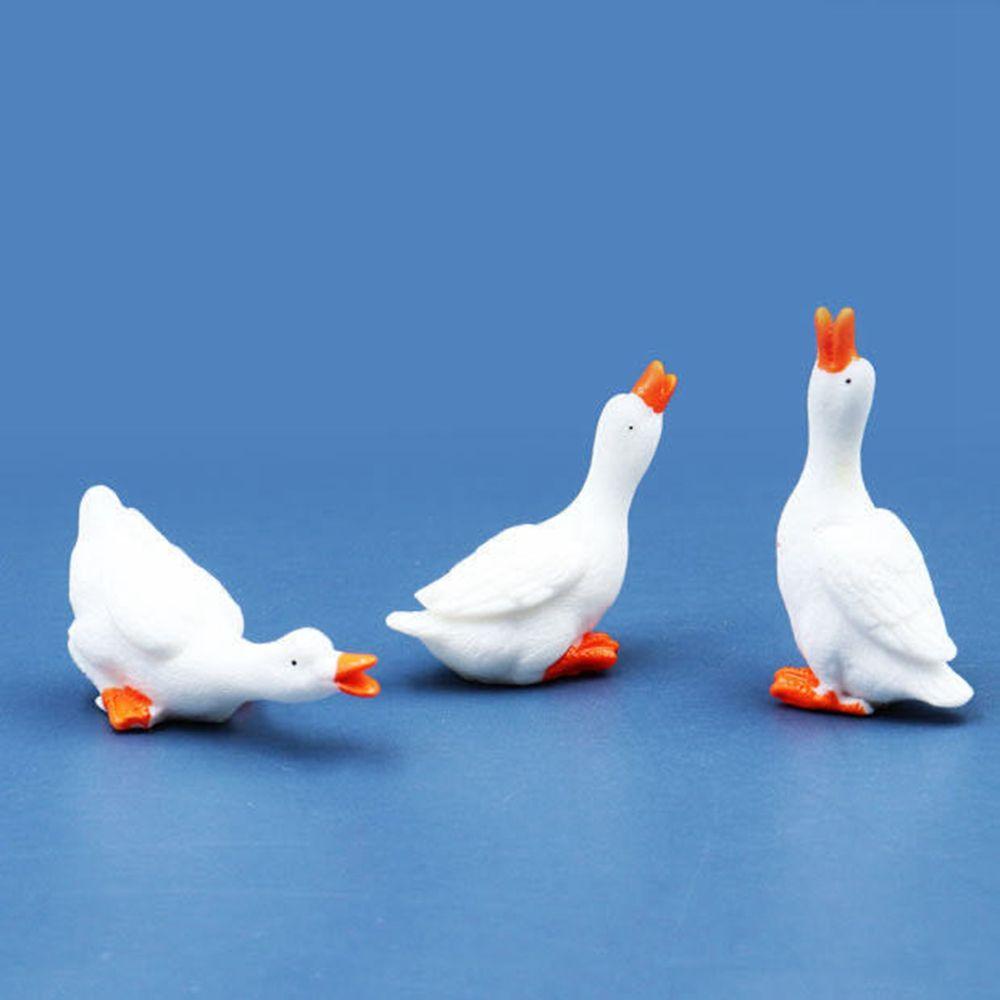 Tượng Hình Thiên Nga Bằng Nhựa Resin Trang Trí Cây Bonsai