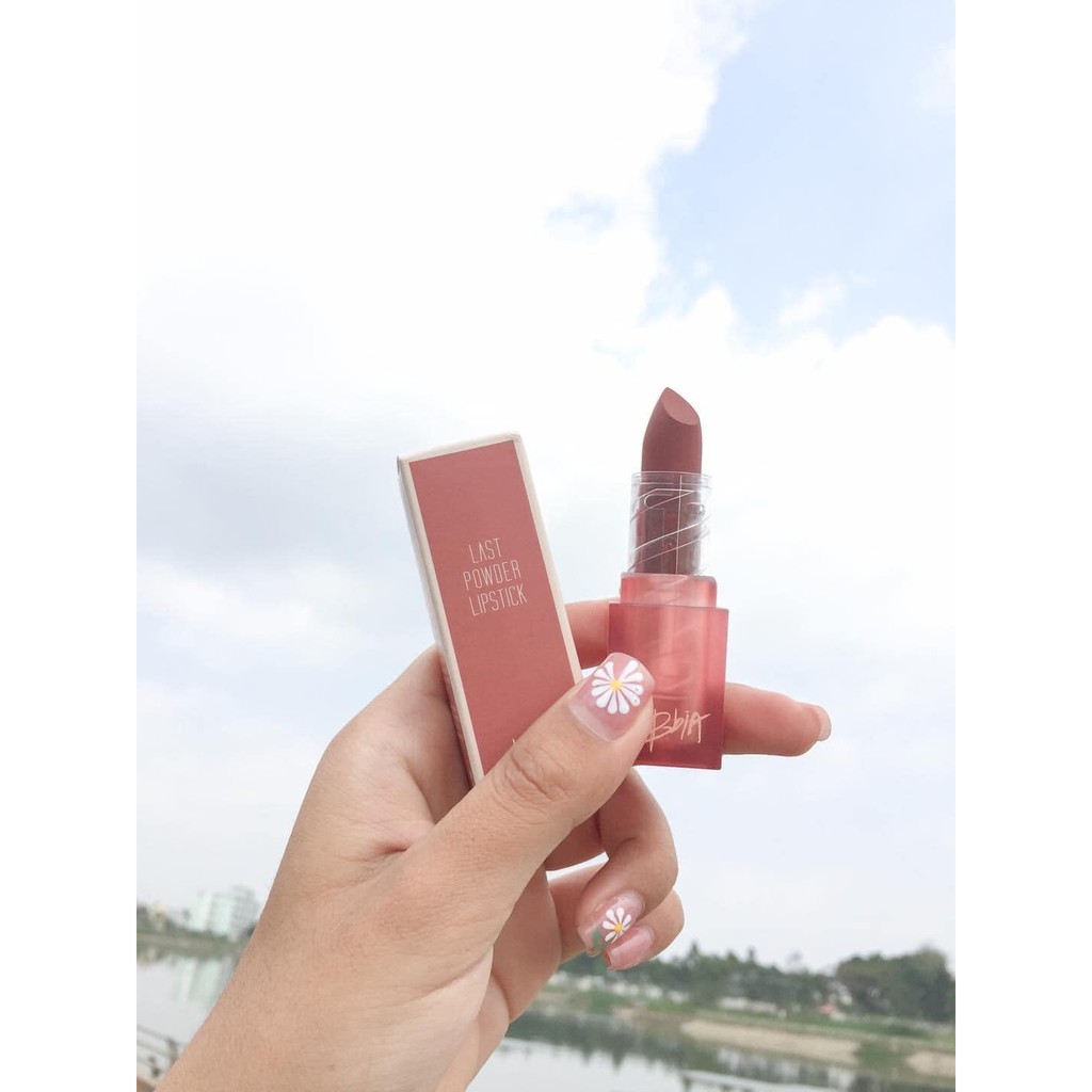 (Hàng sẵn đủ bill) Son thỏi vỏ nâu Last Powder Lipstick