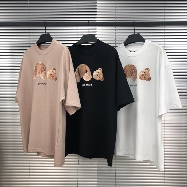 Áo thun ngắn tay Palm Angels teddy bear oversize T-shirt ss20