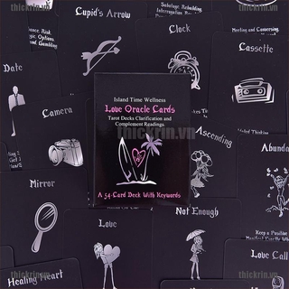 <Hot~new>54 Island Time Wellness Love Oracle Cards Tarot Card Divination Board Game Cards