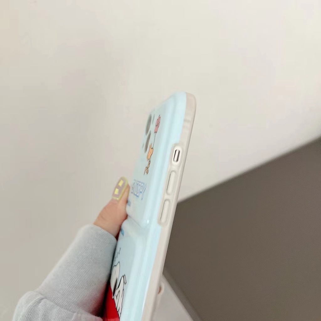 Ốp Điện Thoại Hình Snoopy 3D Cho iPhone 13 Pro Max 12 Pro Max 11 Pro Max XR X Xs Max