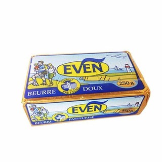 Bơ lạt Even Pháp 250g - unsalted Butter Even 250g