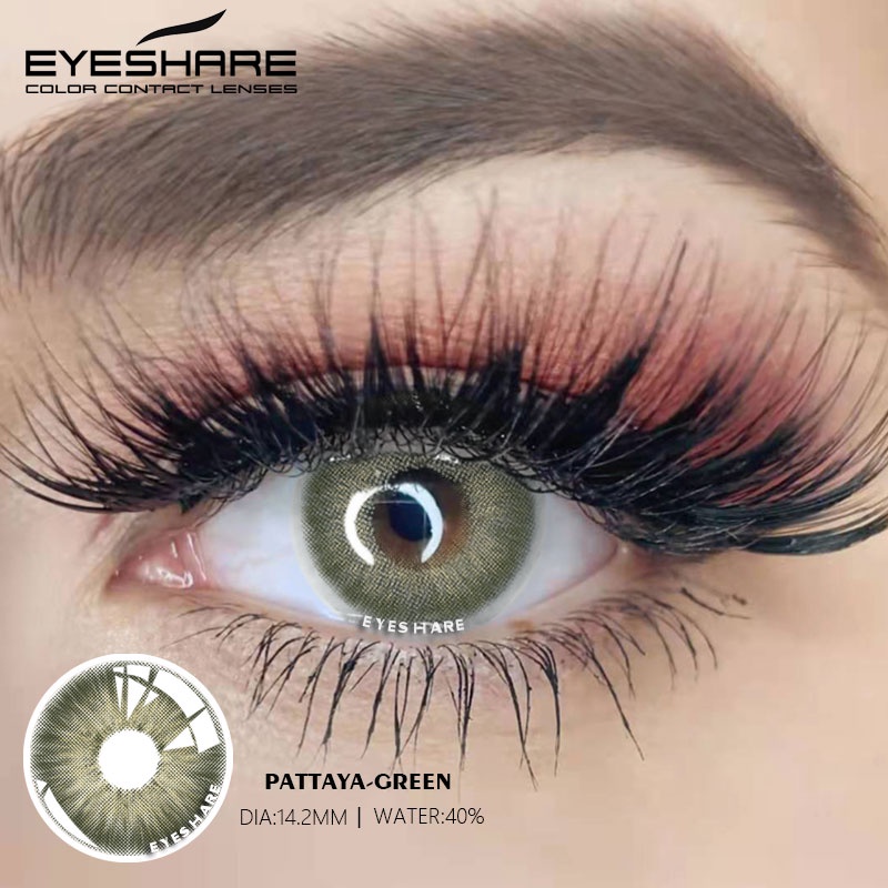EYESHARE [Hàng mới về] Bộ 2 kính áp tròng 14.2mm dùng trang điểm