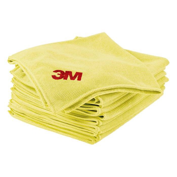 Bộ 10 Khăn Microfiber Mềm Và An Toàn Cho Bề Mặt 3M Scotch Brite 32Cm x 36Cm NH00614