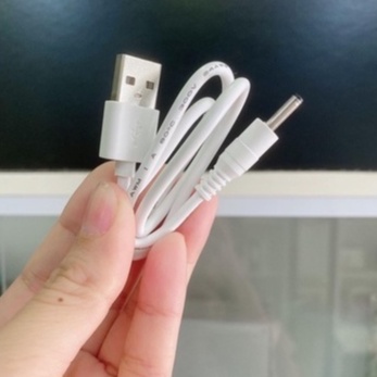 Dây cáp sạc chuyển đổi USB sang DC 3.5V thay thế cho máy rửa mặt Foreo