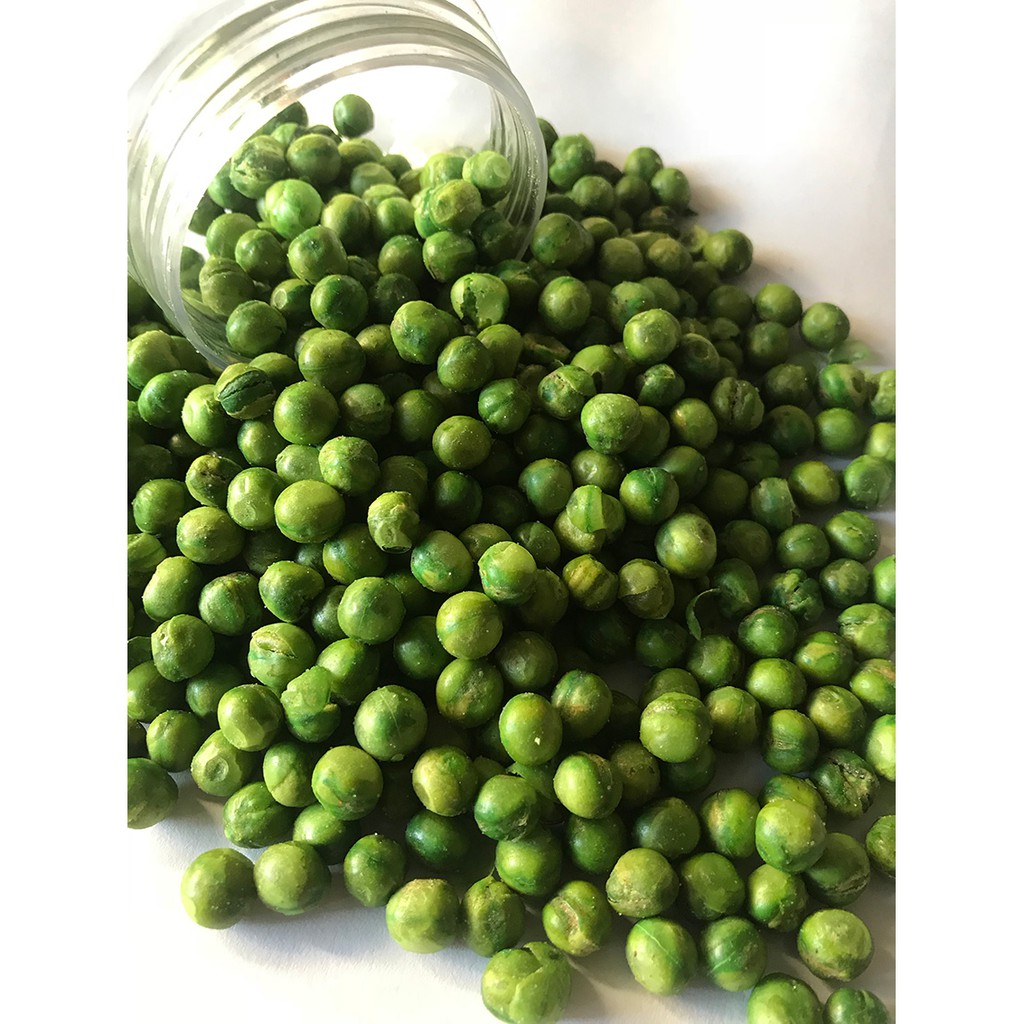 Combo 1kg: 500g Đậu Hà Lan Sấy Muối 500g - Đậu Hà Lan Tỏi Ớt  Rồng Con