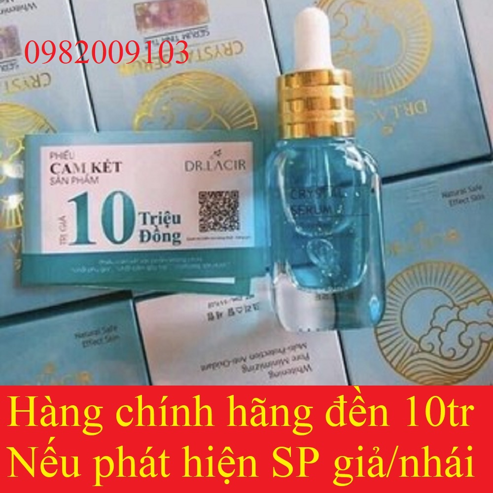 Crystal Serum Tinh Thể Vàng 24K Drlacir Size Nhỏ 25ml dr lacir,dưỡng trắng da,tăng sinh collagen,giảm nếp nhăn