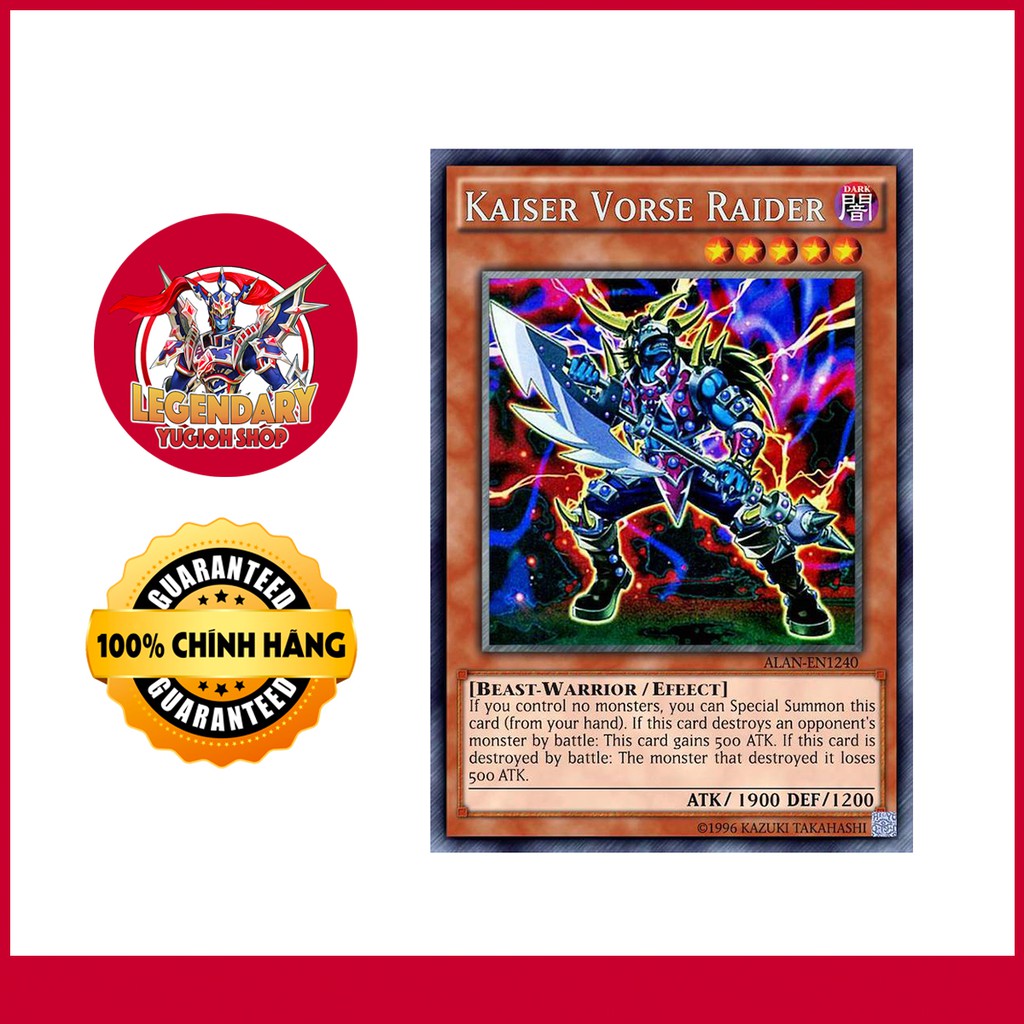 [EN-JP][Thẻ Bài Yugioh Chính Hãng] Kaiser Vorse Raider