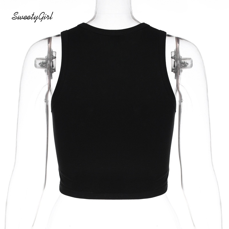 Áo Tank Top Cổ Chữ V In Họa Tiết Hoạt Hình Thời Trang Dành Cho Nữ 2022