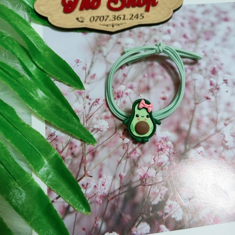 Dây cột tóc bơ xinh