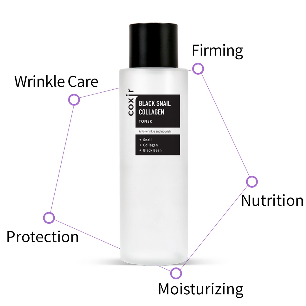 Toner Collagen Ốc Sên Đen 150ml