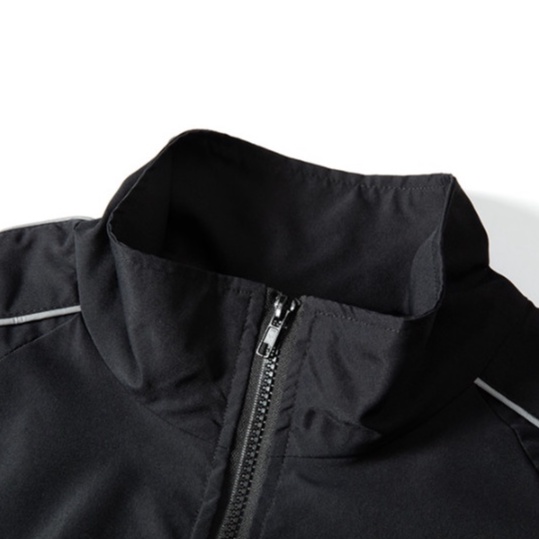 Áo khoác cardigan cổ đứng có khóa kéo phong cách Hàn Quốc thời trang trẻ trung dành cho cặp đôi