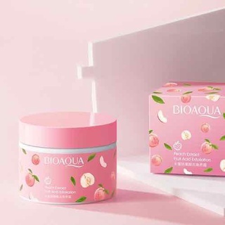 Tẩy da chết BIOAQUA quả đào dưỡng ẩm trắng da 140g