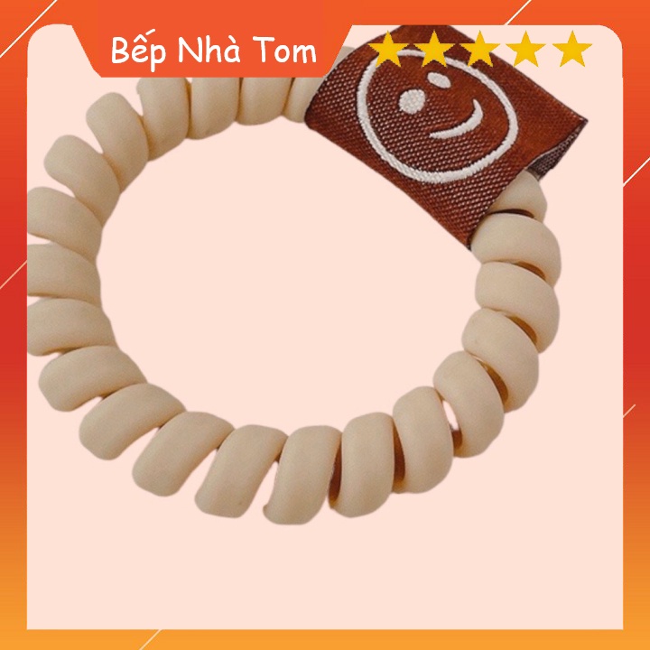 Dây Buộc Tóc Hình Mặt Cười Xinh Xắn Phong Cách Hàn Quốc