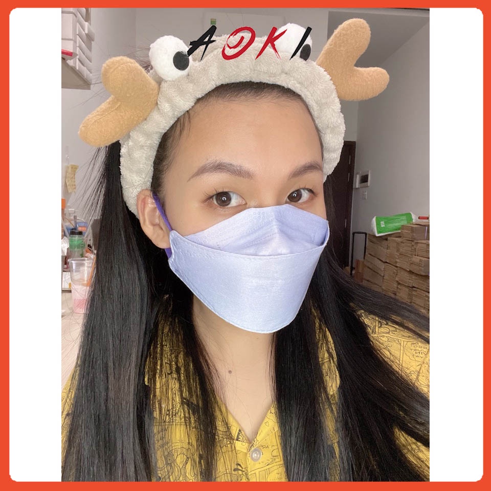 Băng Đô Rửa Mặt Họa Tiết Hoạt Hình Phong Cách Hàn Quốc Thời Trang Dành Cho Nữ