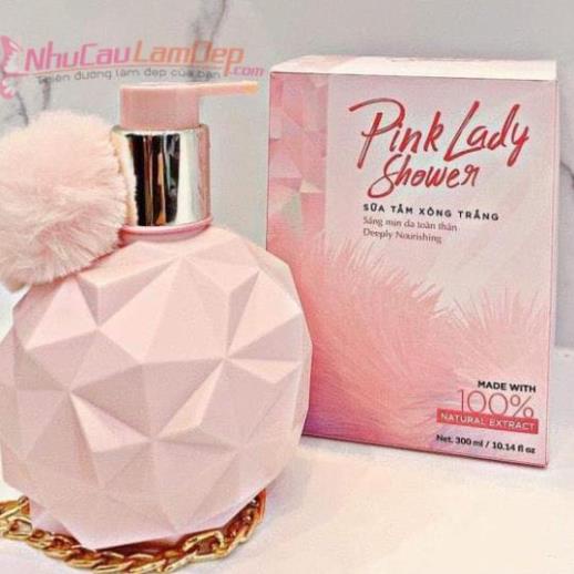 Sữa Tắm Xông Trắng Pink Lady Shower Sáng Mịn Da Toàn Thân - Donna.cosmetics
