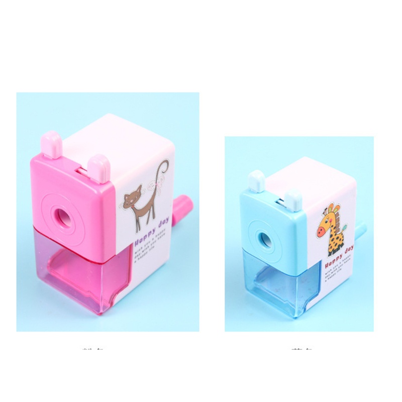 GOO Dụng cụ gọt bút chì một lỗ tiết kiệm sức lực dễ thương cho trường học