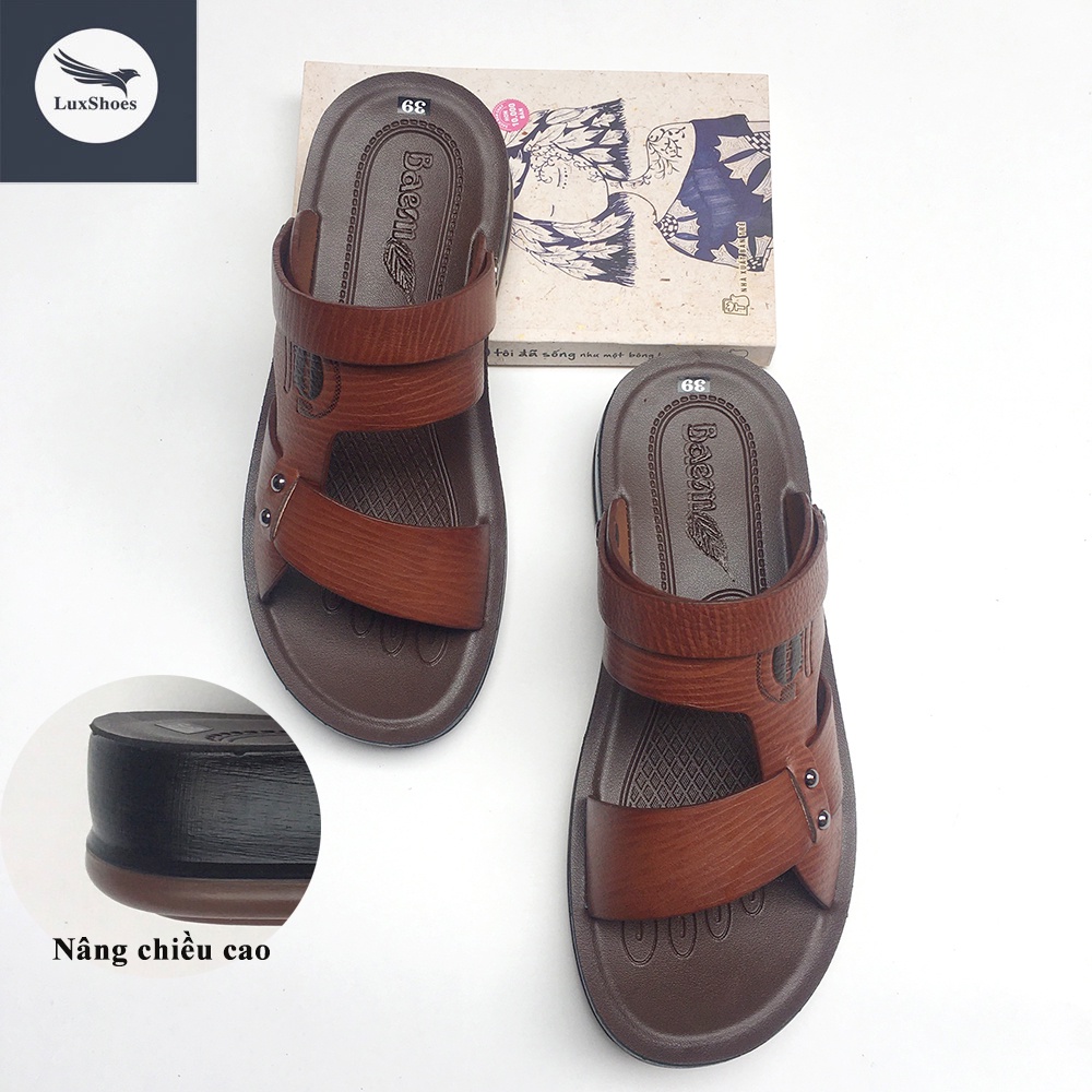 Sandal Da Bò - Dép Da Đế Kếp Siêu Bền Thời Trang Cao Cấp D6901