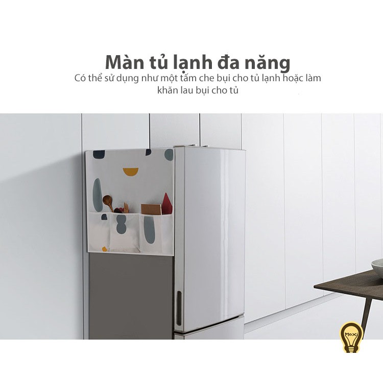 [ HÀNG SẴN ] Tấm Phủ Đầu Tủ Lạnh Bằng Nilon Chống Thấm Nước Chống Bụi Bẩn Bảo Vệ Tủ Lạnh/ Lò Nướng/ Lò Vi Sóng MOXI.