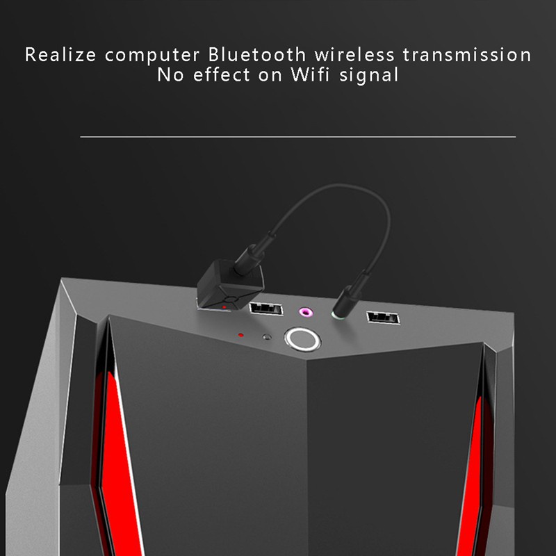 USB Bluetooth 5.0 Wireless Audio Transmitting and Receiving Adapter