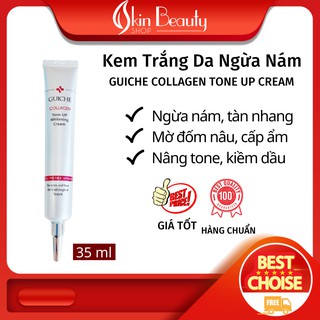 [CHÍNH HÃNG] Kem Trắng Da Ngừa Nám Guiche collagen Tone Up Cream 35ml Hàn Quốc